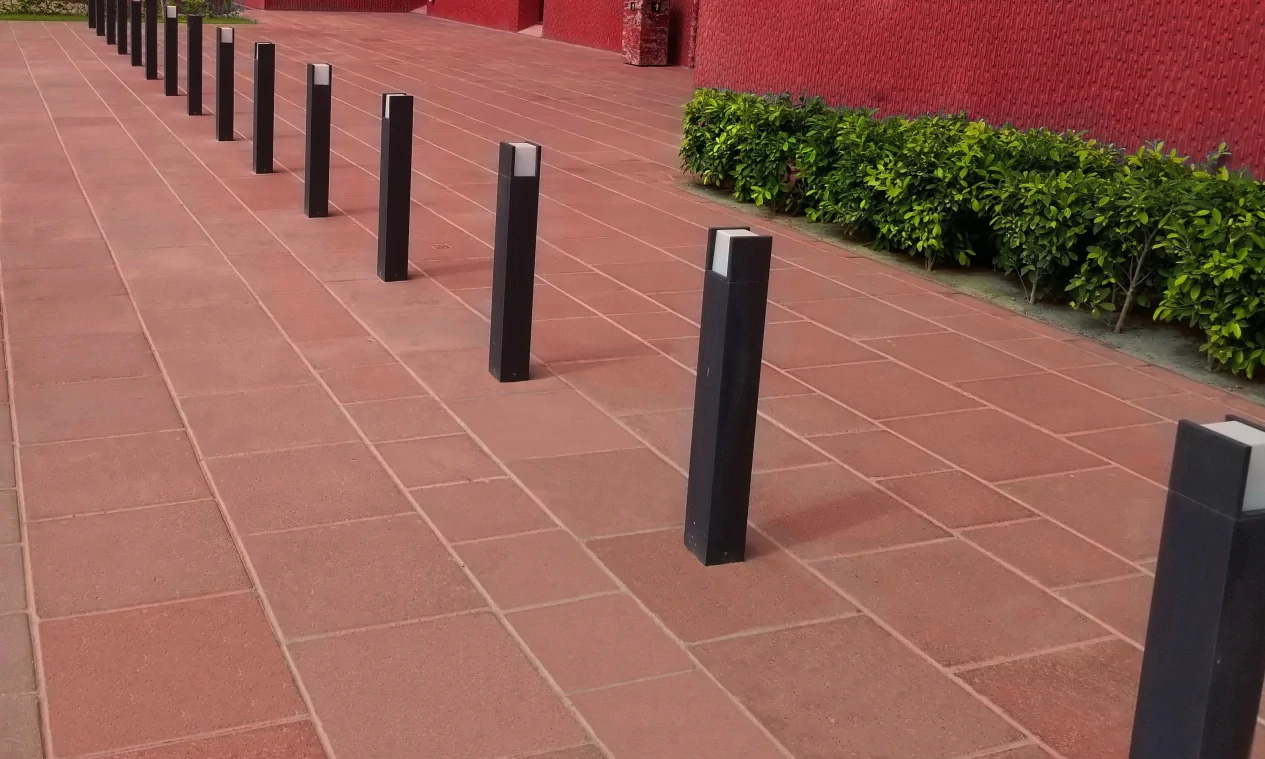 picture of capri tile paver installed in new private wing