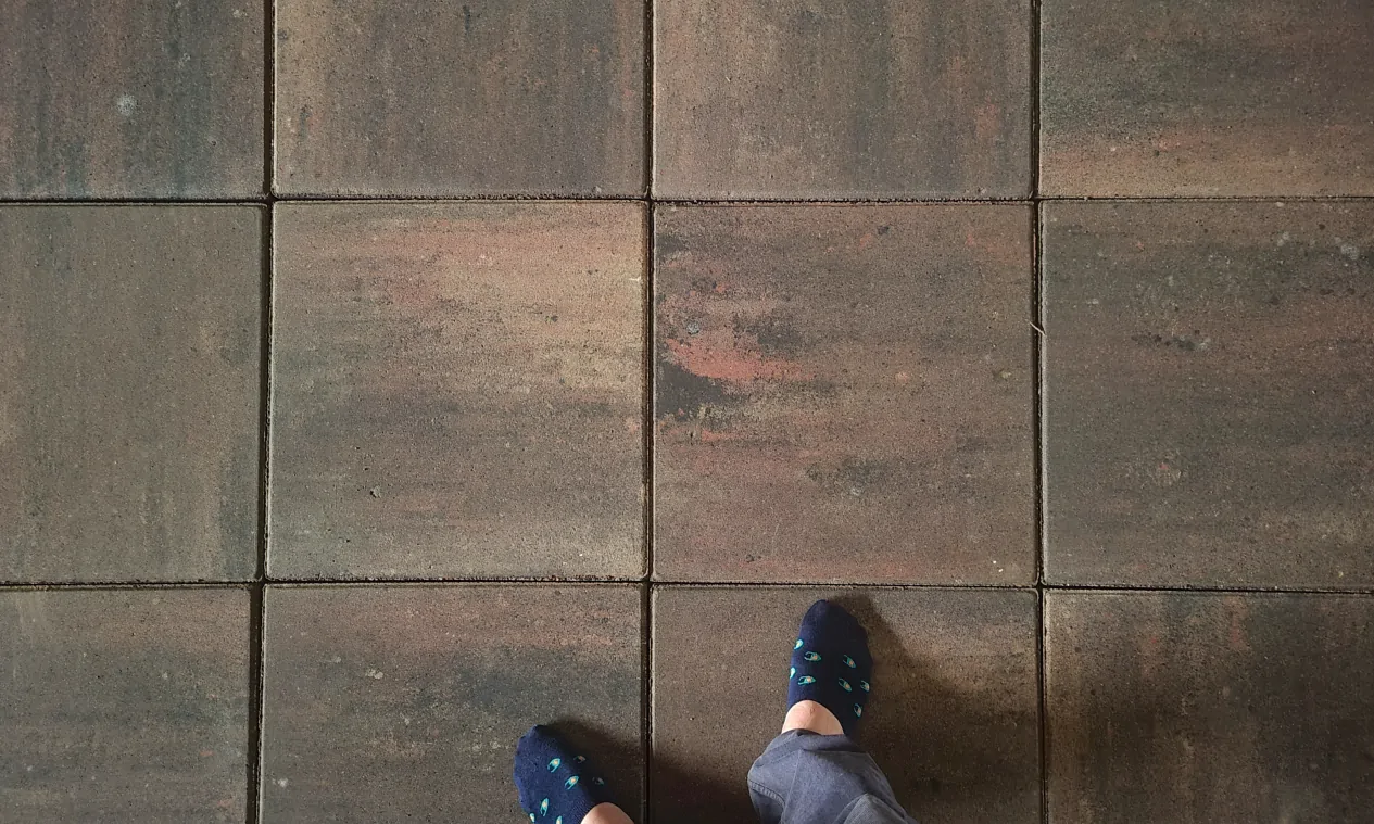 picture of blend tiles at home